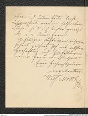 Nachlass Franz Steindachner, Brief von Wilhelm Mörth an Franz Steindachner (23.05.1891), Inv.Nr. 352.03, Seite 6